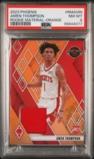 2023 Phoenix Amen Thompson Rookie Material-Orange 02/75  PSA 8 POP 1.   7A