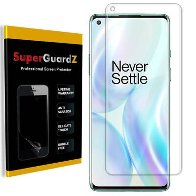 SuperGuardZ Clear FULL COVER Screen Protector Guard Shield For OnePlus 8 Pro
