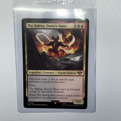 MTG The Balrog, Durin's Bane The Lord of the Rings: Tales of Middle-earth...