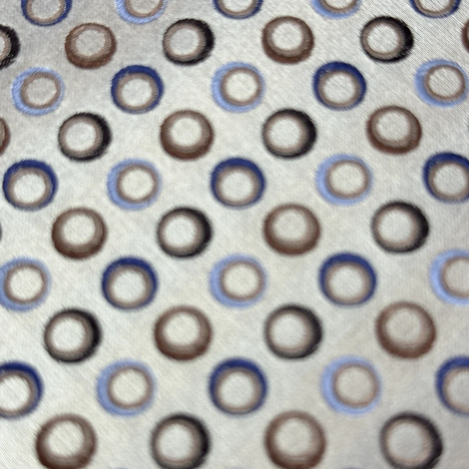 Corbata Duque y Duquesa D&D Hombres 64 en Seda Blanco Negro Micro Cuadrados Anchos Hechos a Mano Foto 2 de 4