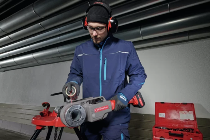 Портативные штампы Rothenberger 2000 E для аккумуляторных труб Supertronic 1000003430 - Изображение 3 из 4