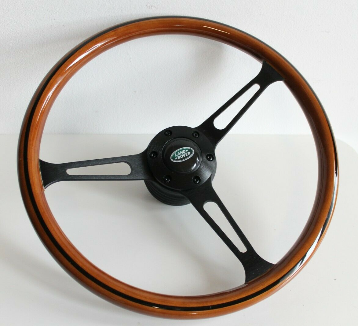 Steering Wheel fits For Land Rover Defender 48 spline Wooden Wood