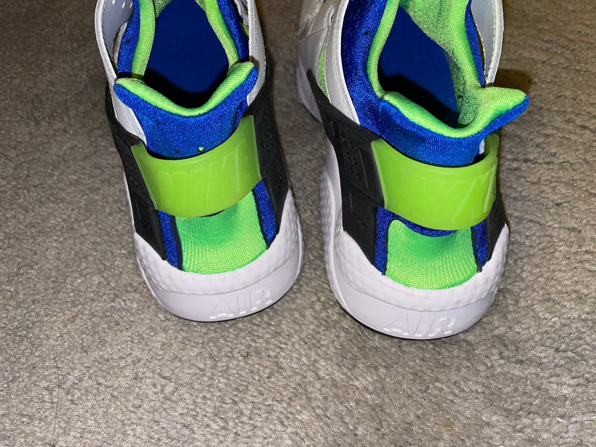 Shoe Huarache Scream Green On Feet Air Huarache Og Sales