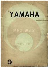 YAMAHA 50cc MF2 & MJ2 MOPED ORIGINAL 1963 FACTORY PARTS CATALOGUE