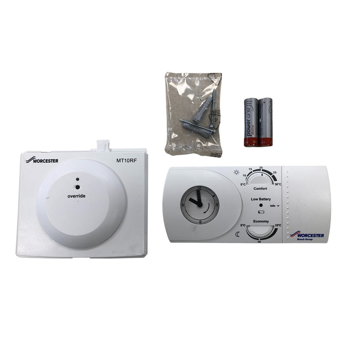 Worcester MT10RF Wireless Programmable Thermostat and Receiver