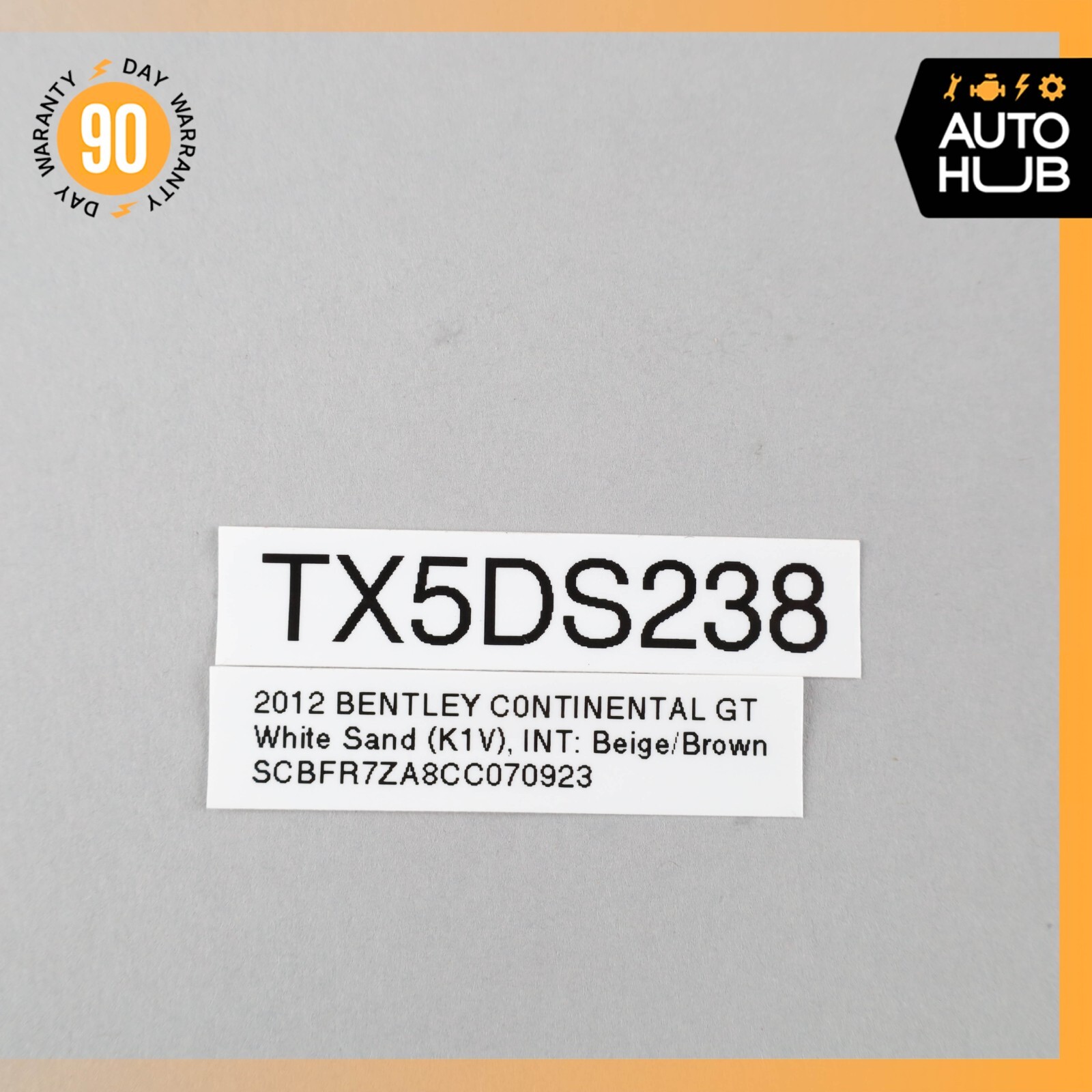 12-17 Bentley Continental GT Coupe Rear Under Window Panel Cover OEM 56k