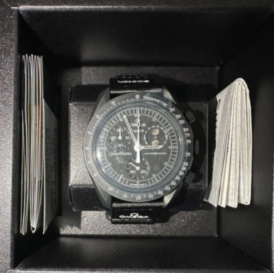 Swatch x Omega x Snoopy Bioceramic Moonswatch Mission To The Moonphase SO33B700