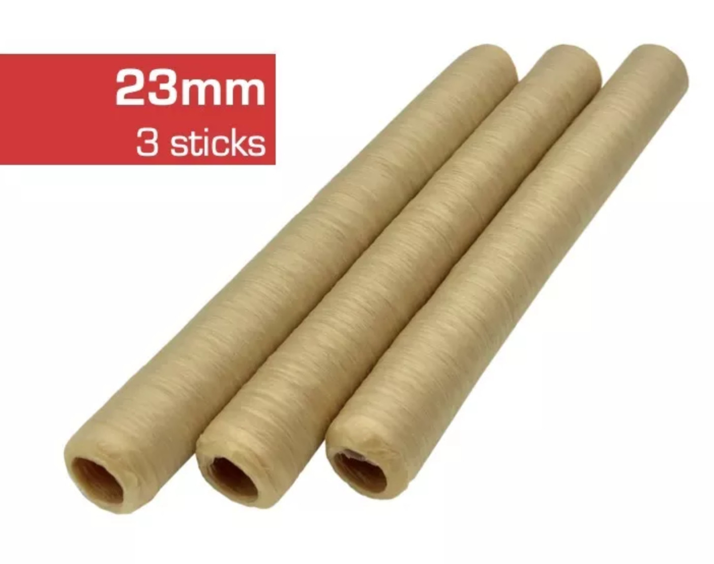Collagen Casings Dry 23mm / 50ft Lenght for stuffing 42 Lb 270 sausages 3 sticks