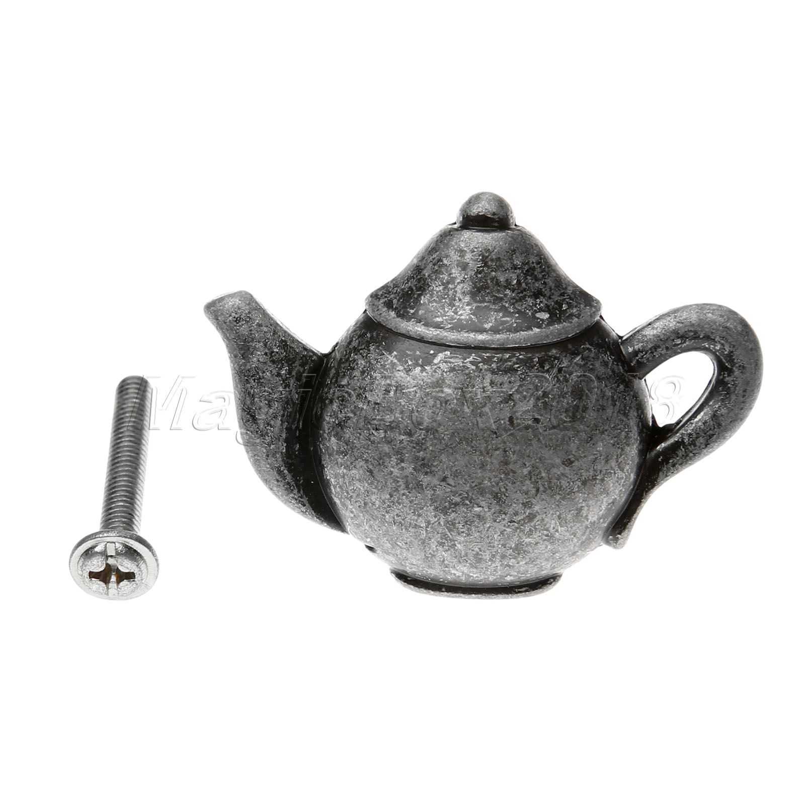 Funny Teapot Design Handles Furniture Cupboard Door