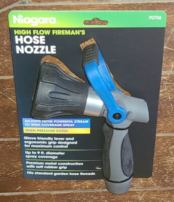 #ad NIAGARA High Flow Fireman#x27;s Hose Nozzle w Glove Friendly Lever #70706 $14.99