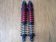 Fits Traxxas 77086-4 8S X-Maxx Front Rear GTX Red Aluminum Shocks 7761 7766 6S