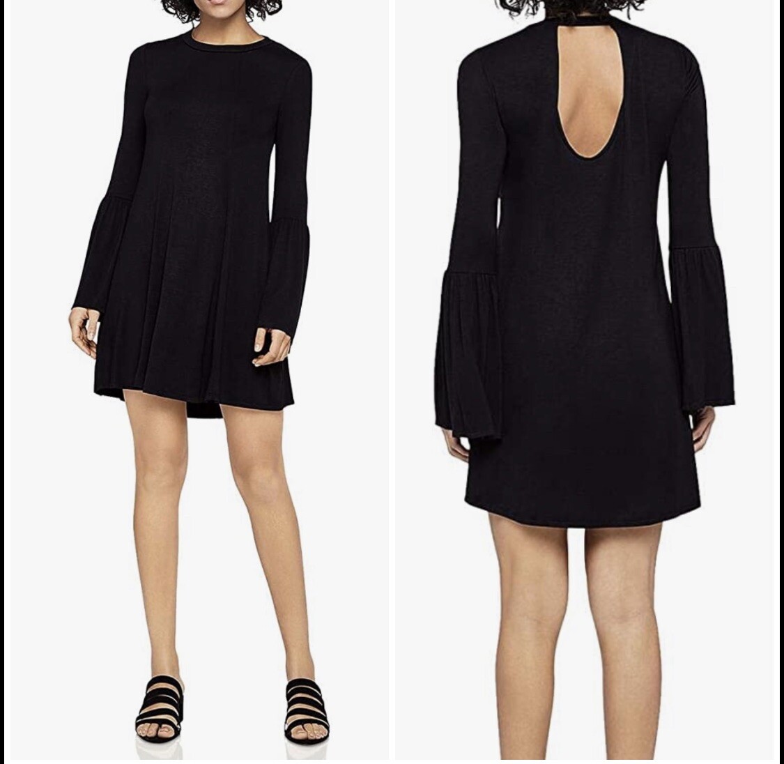 knee length dresses for ladies Asymmetrical Off Shoulder Dress – BCBGMAXAZRIA main image 0