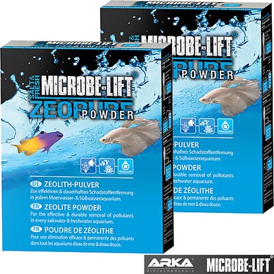 ARKA  MICROBE-LIFT ZEOPURE POWDER 2x 250g/500ml Zeolithpulver Aquarium