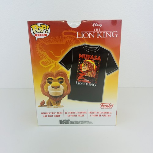 Funko Pop! Camiseta Disney El Rey León MUFASA Talla L + Figura Vinilo - Imagen 3 de 6