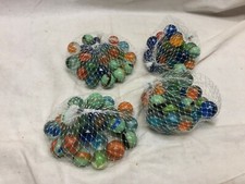 4 Bags of Marbles Multi-Colored