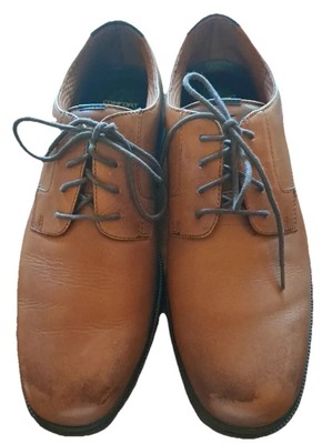 Nun Bush Leather Comfort Gel Brown Lace-up Loafers Nunn Bush Men main image 4