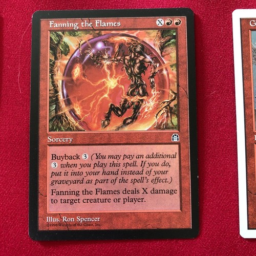 Fanning The Flames Red Sorcery Stronghold Mtg 1x X1 Ebay