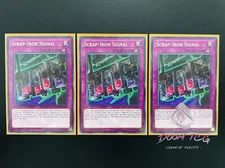 Yugioh Scrap-Iron Signal LED6-EN027, LSD3-EN124 (R) 1st Ed 3x “Synchron Support”