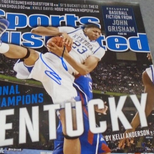AUTOGRAPHED 2012 "SPORTS ILLUSTRATED" KENTUCKY ANTHONY DAVIS SIGNED MAGAZINE NBA - Picture 2 of 6