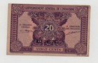 FRENCH INDOCHINA INDO CHINA 20 CENTS 1942 PICK 90 LOOK SCANS