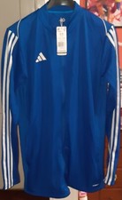 Adidas Team Royal Blue 3 Stripe Slim Fit Track Jacket size XL 2 - FREE SHIPPING
