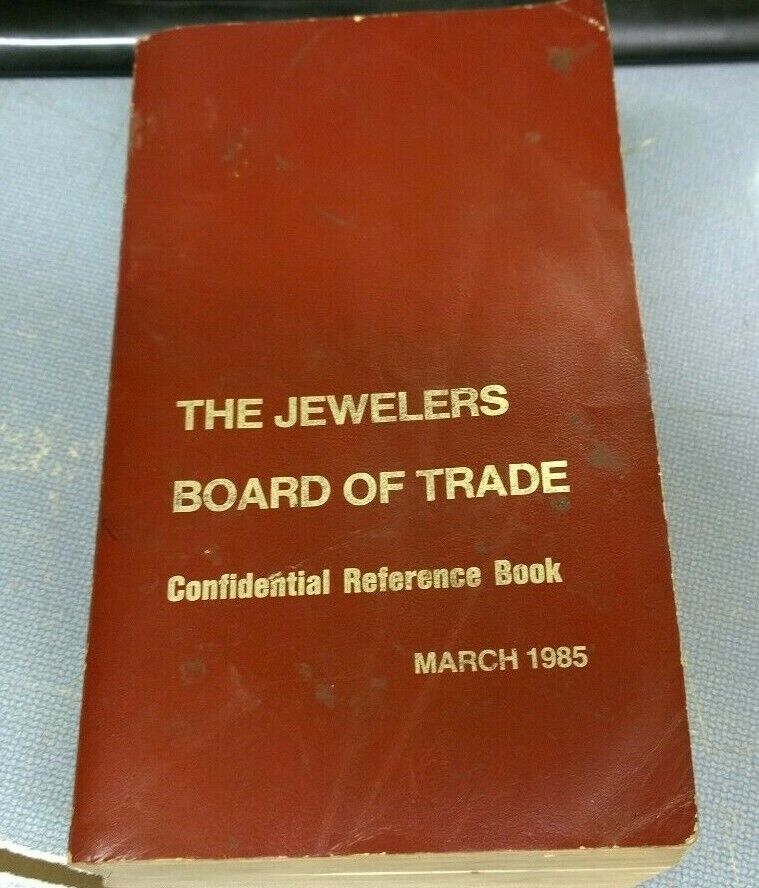 1985 The Jewelers Board of Trade Book - Watchmaker Jeweler Liter
