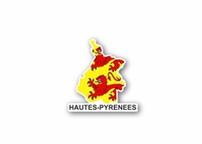 Aufkleber Sticker Karte Flagge Département A...