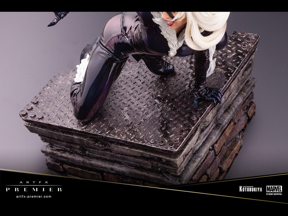 Kotobukiya Statua Black Widow ARTFX Premier – Marvel, PVC E ABS, Base Con Rovine E Pozzanghere, Import Giappone