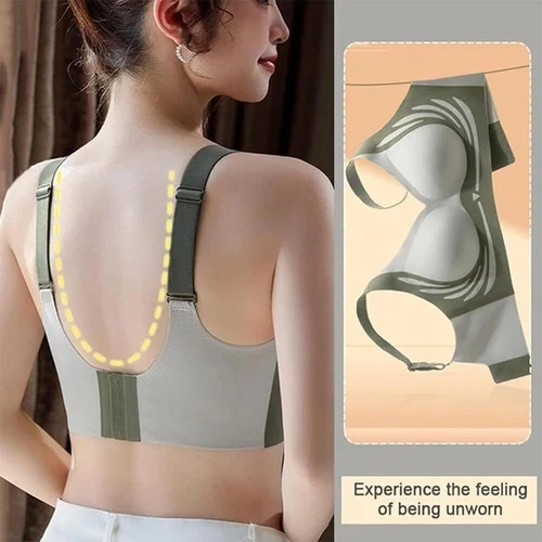 Dawncog Wireless Push Up Bra 2024 Super Gather Push-Up Anti Sagging for Senior - Picture 8 of 28