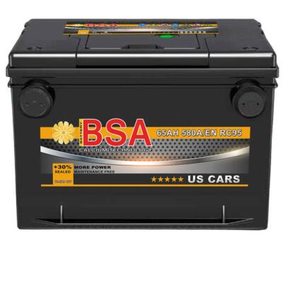BSA US Autobatterie 65Ah Starterbatterie USA Car Batterie Chrysler Chevrolet 