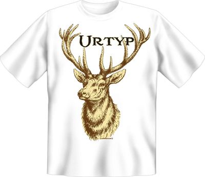 T-Shirt Fun-Shirt Urtyp Hirsch  3XL / XXXL