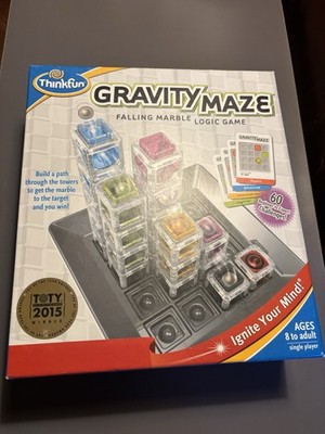 ThinkFun Gravity Maze Marble Run Logic Game STEM Toy Age 8 and Up Complete Set