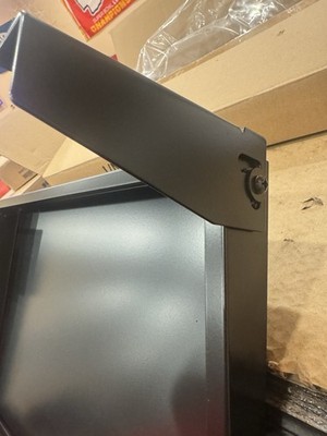 Black Metal Drop Down Shelf Wall Mount 17  X 11.75 