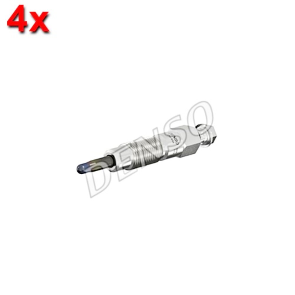 DENSO 4x Glow Plug For NISSAN Bluebird Laurel Pick Up Serena 85-07 11065-D9702