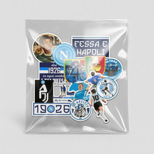 Napoli Calcio Ultras 15 STICKER ADESIVI COMPUTER MACCHINA MURO 10CM Idea Regalo