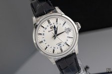 Grand Seiko Elegance GMT SBGM255G “Snowdrop” White Dial 39.5mm NEW