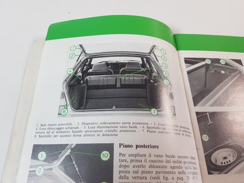 Libretto uso e manutenzione Lancia Delta originale non copia edione blu del 1982 - Foto 9 di 24
