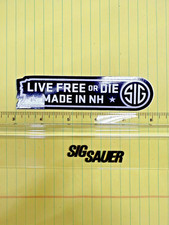 Sig Sauer Decal Sticker Live Free or Die Black White - LFOD MCX P365 P320 M17