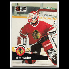 Jimmy Waite Rookie #530 1991 Pro Set Chicago Blackhawks Hockey Card NHL NM