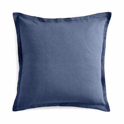 Quince 100% Linen Euro Pillow Sham Nightfall Single 26x26 NWOT