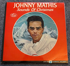 Johnny Mathis - Sounds Of Christmas - LP Record W/ CD Copy Transfer