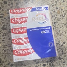 Colgate Total Advanced Whitening Fluoride Toothpaste Mint 5 Pack