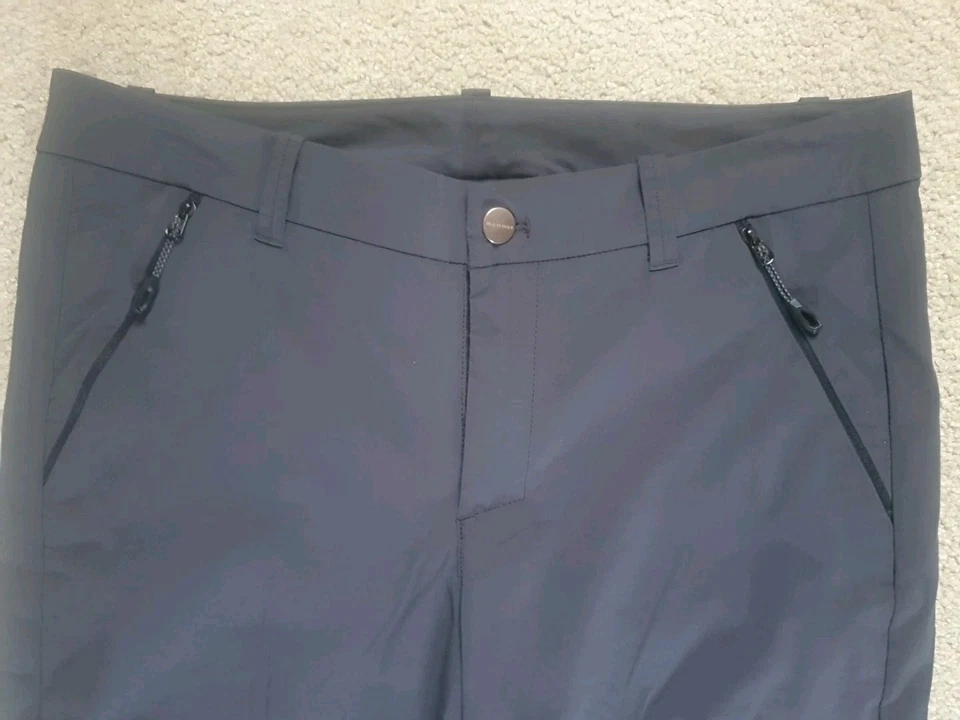 MAMMUT Herren Wanderhose leichte Outdoorhose Gr. 48 S anthrazit Stretch wie neu - Bild 2 von 4