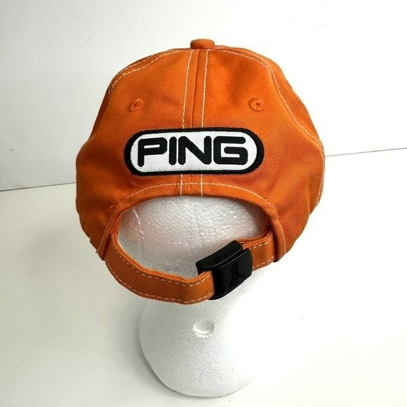 Ping G10 Strapback Hat Cap Adjustable Orange Ligh… - image 3