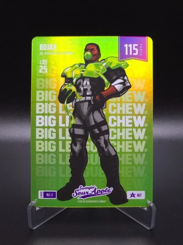 BoJax Bo Jackson Battle Arena Big League Chew Alt Green Football NSCC SP #BLC-2