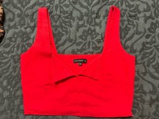 Vesper Red Crop Top Size 16