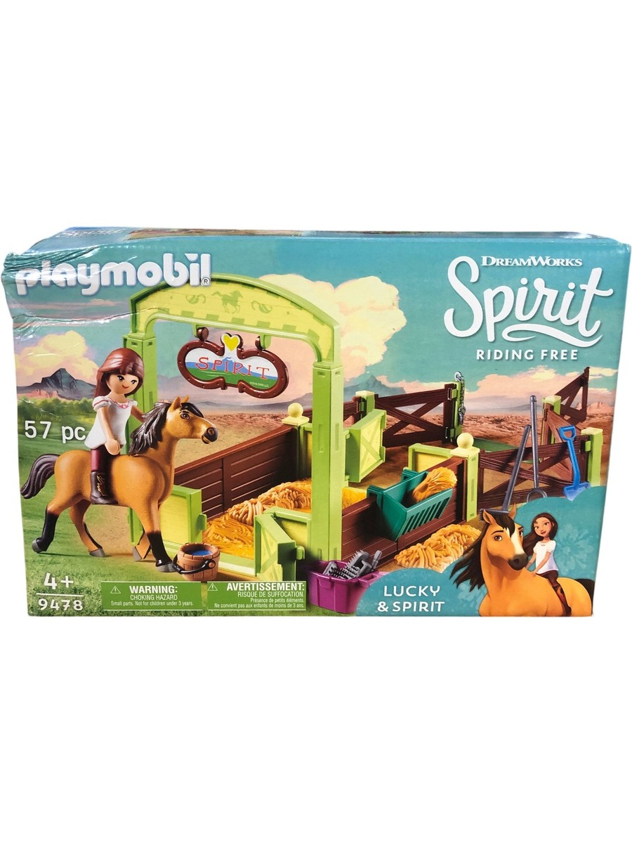 PLAYMOBIL 9478 Dreamworks Spirit Riding Free Lucky and Spirit with