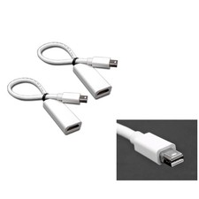 2X MINI DISPLAYPORT/THUNDERBOLT TO HDMI ADAPTERS APPLE MACBOOK AIR PRO MAC IMAC