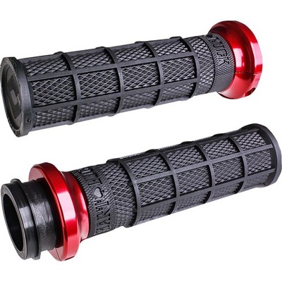 ODI Hart Luck Grips - Black/Red V31HCW-BB-R
