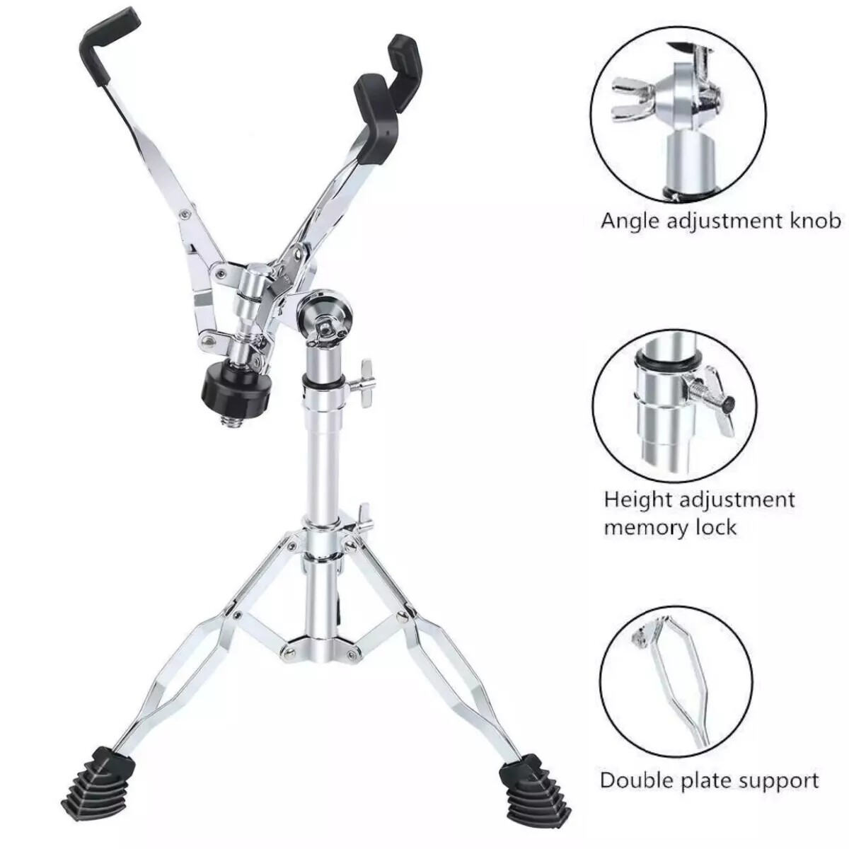 Snare Drum Stand Heavy Duty Mount Tripod Holder Concert Stand Up Professional US
